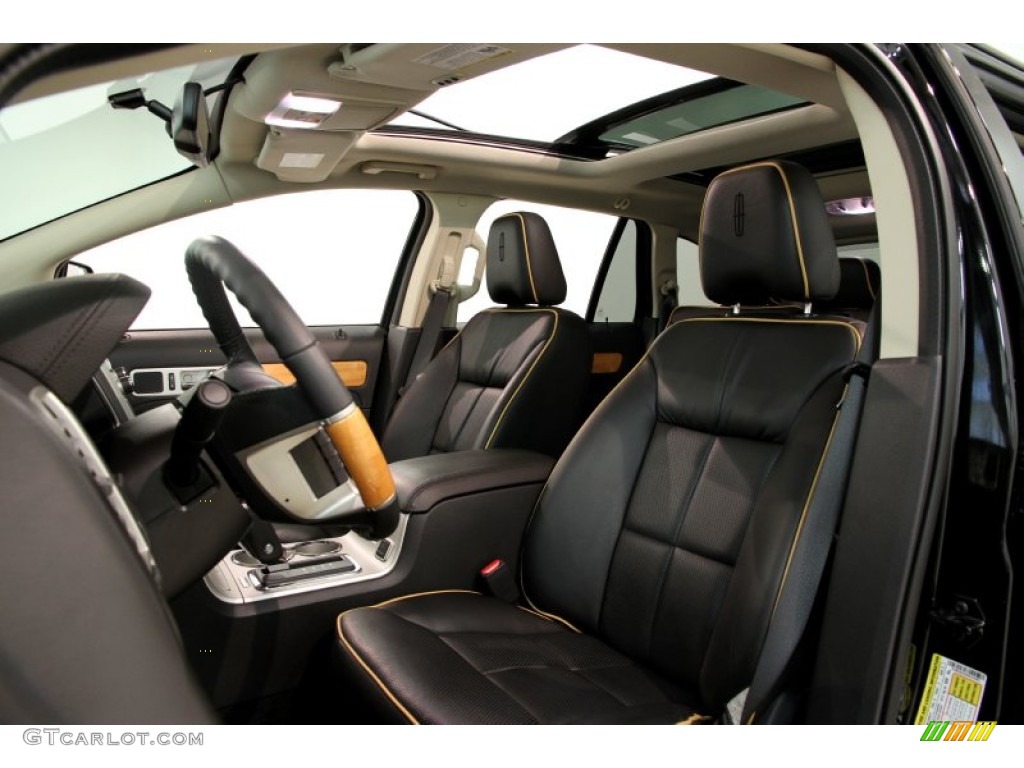 Charcoal Black Interior 2010 Lincoln MKX AWD Photo #85174661