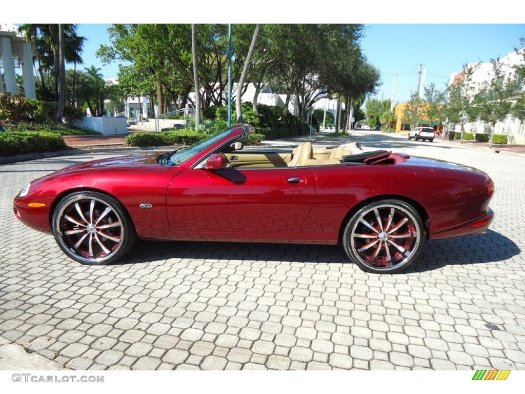 Carnival Red Pearl Metallic 1997 Jaguar XK XK8 Convertible Exterior Photo #85174691