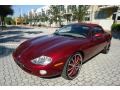 1997 Carnival Red Pearl Metallic Jaguar XK XK8 Convertible  photo #45