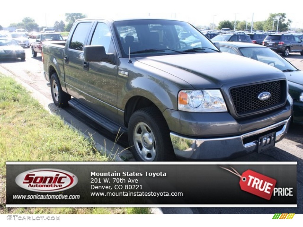 2006 F150 XLT SuperCrew - Dark Shadow Grey Metallic / Medium/Dark Flint photo #1