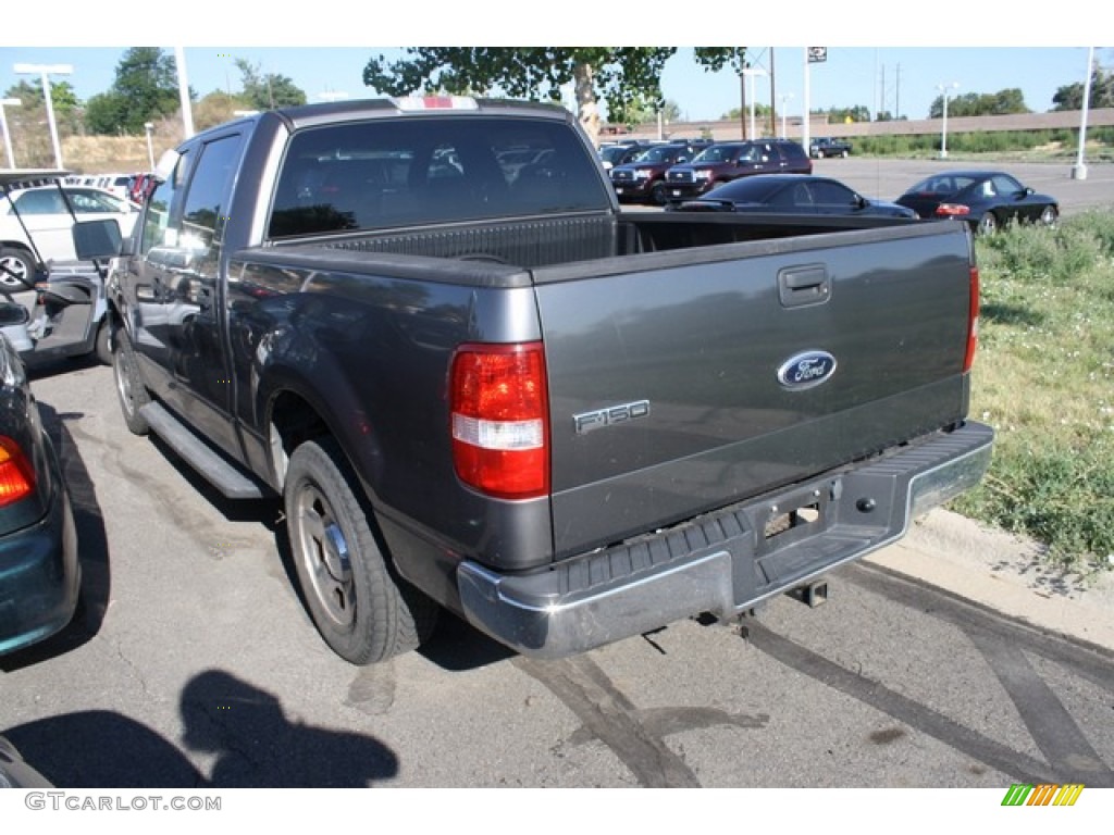 2006 F150 XLT SuperCrew - Dark Shadow Grey Metallic / Medium/Dark Flint photo #3