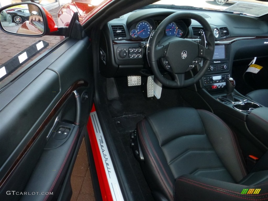 Nero Interior 2014 Maserati GranTurismo Sport Coupe Photo #85177601