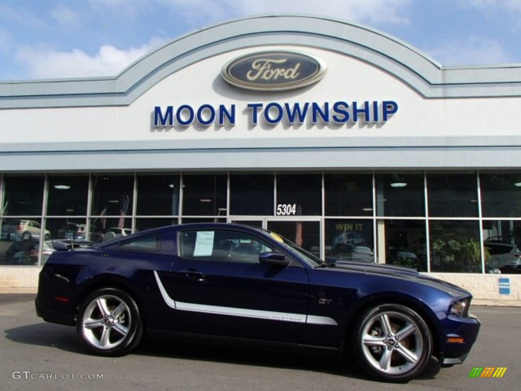 2010 Mustang GT Premium Coupe - Kona Blue Metallic / Charcoal Black photo #1