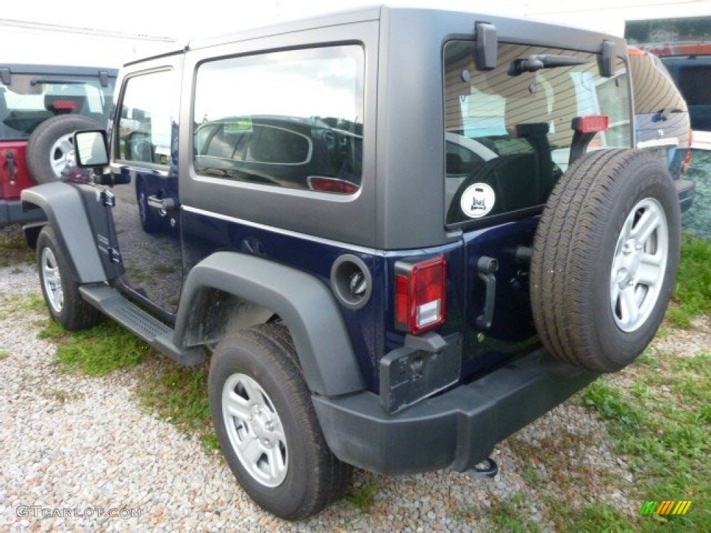 2013 Wrangler Sport 4x4 - True Blue Pearl / Black photo #2