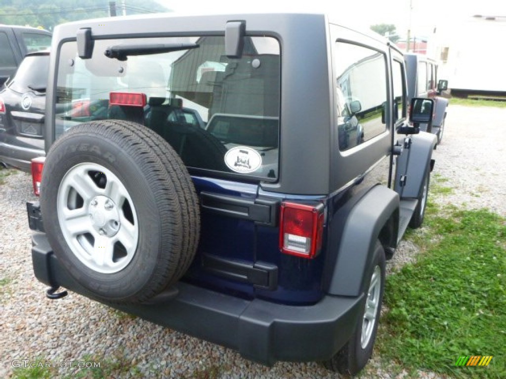 2013 Wrangler Sport 4x4 - True Blue Pearl / Black photo #3