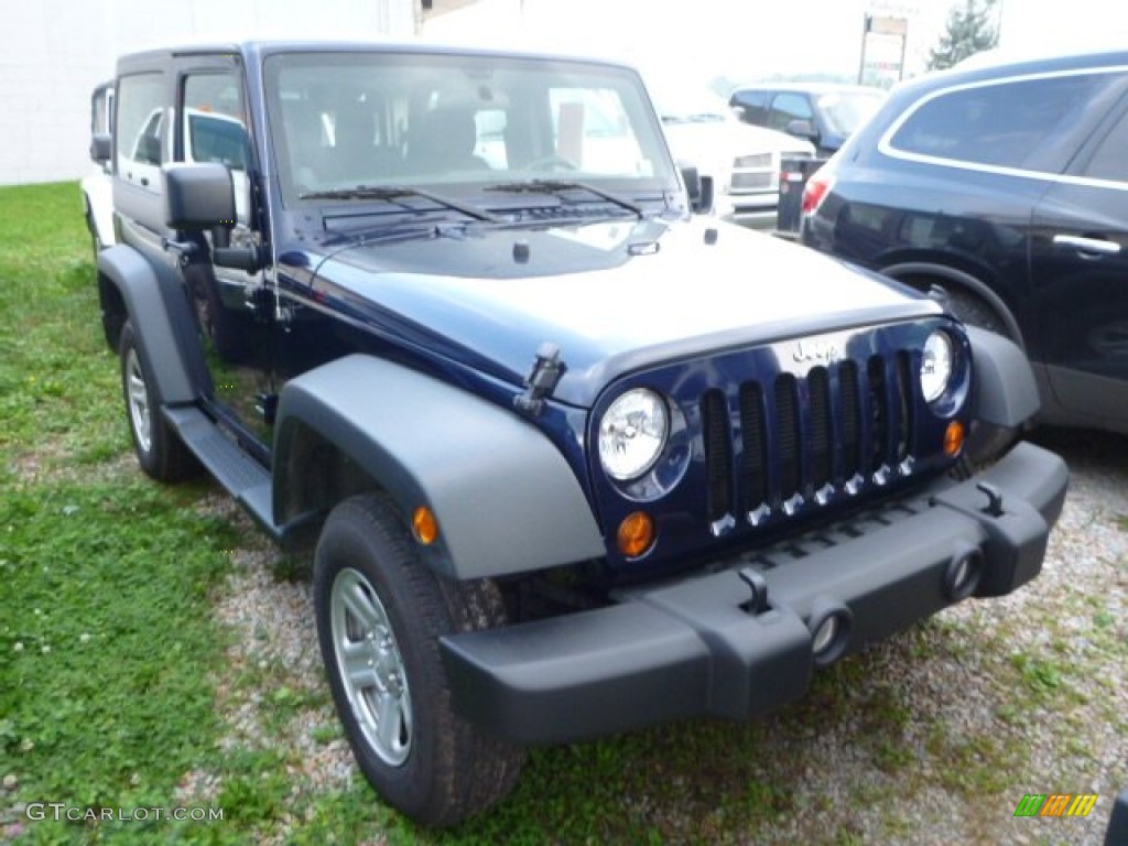 2013 Wrangler Sport 4x4 - True Blue Pearl / Black photo #7