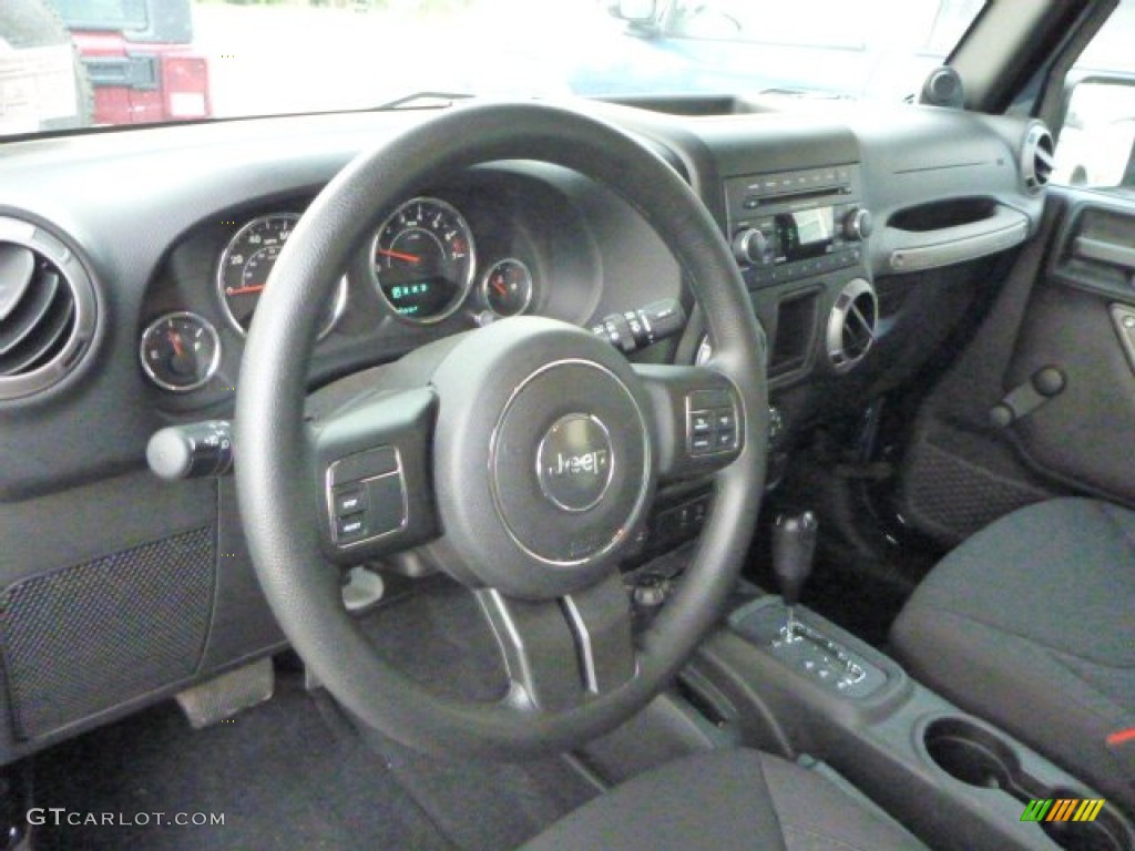 2013 Wrangler Sport 4x4 - True Blue Pearl / Black photo #12