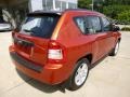 2010 Sunburst Orange Pearl Jeep Compass Sport 4x4  photo #2