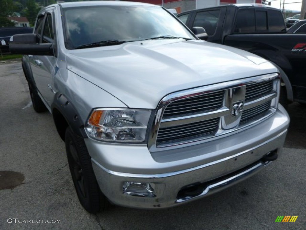 2009 Ram 1500 Big Horn Edition Crew Cab 4x4 - Bright Silver Metallic / Dark Slate/Medium Graystone photo #7