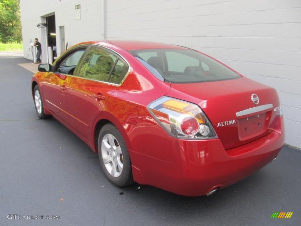 2009 Altima 2.5 SL - Red Brick Metallic / Charcoal photo #3