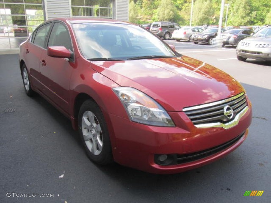 2009 Altima 2.5 SL - Red Brick Metallic / Charcoal photo #5