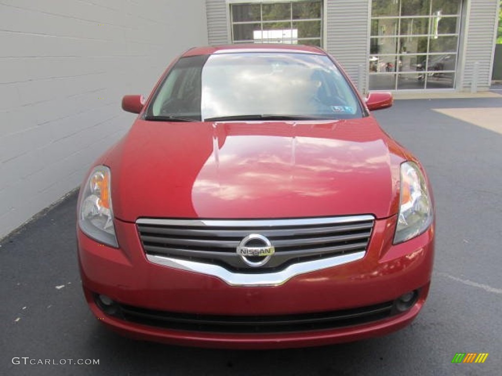 2009 Altima 2.5 SL - Red Brick Metallic / Charcoal photo #6