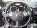 Black/Silver Trim 2011 Nissan Juke SV AWD Steering Wheel