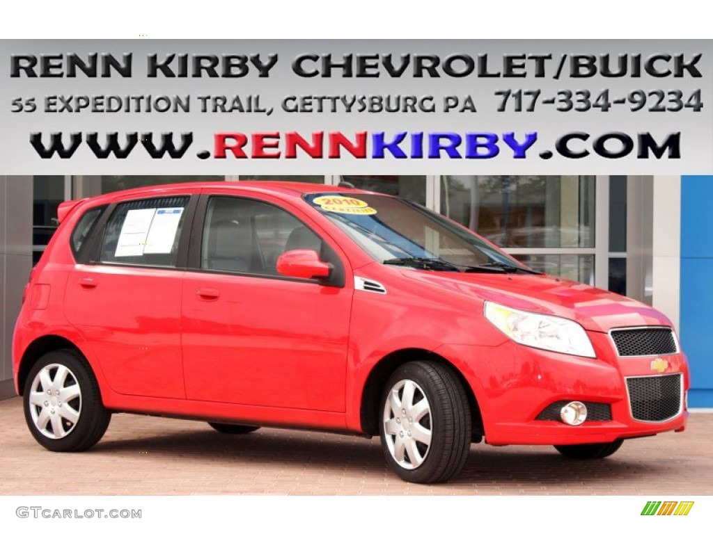 2010 Aveo Aveo5 LT - Victory Red / Charcoal photo #1