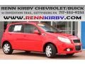 2010 Victory Red Chevrolet Aveo Aveo5 LT  photo #1