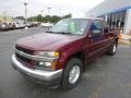 2007 Deep Ruby Red Metallic Chevrolet Colorado LT Extended Cab  photo #7