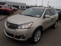 2014 Champagne Silver Metallic Chevrolet Traverse LT AWD  photo #4