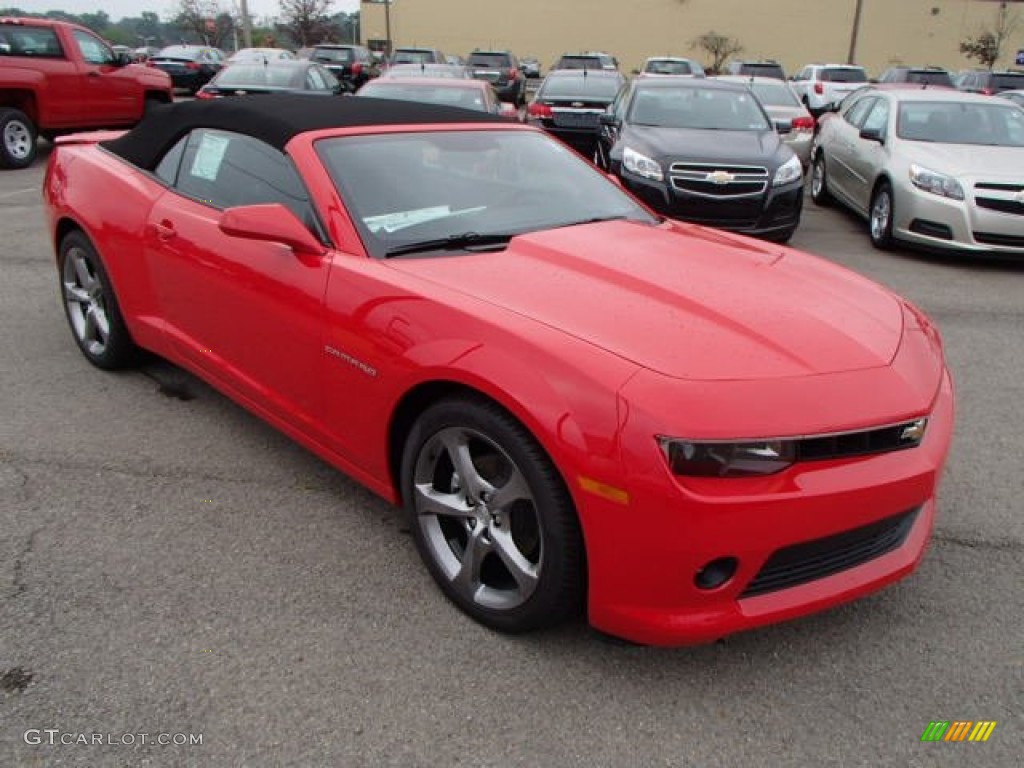 Red Hot 2014 Chevrolet Camaro LT/RS Convertible Exterior Photo #85182371