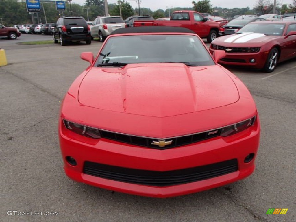 Red Hot 2014 Chevrolet Camaro LT/RS Convertible Exterior Photo #85182377