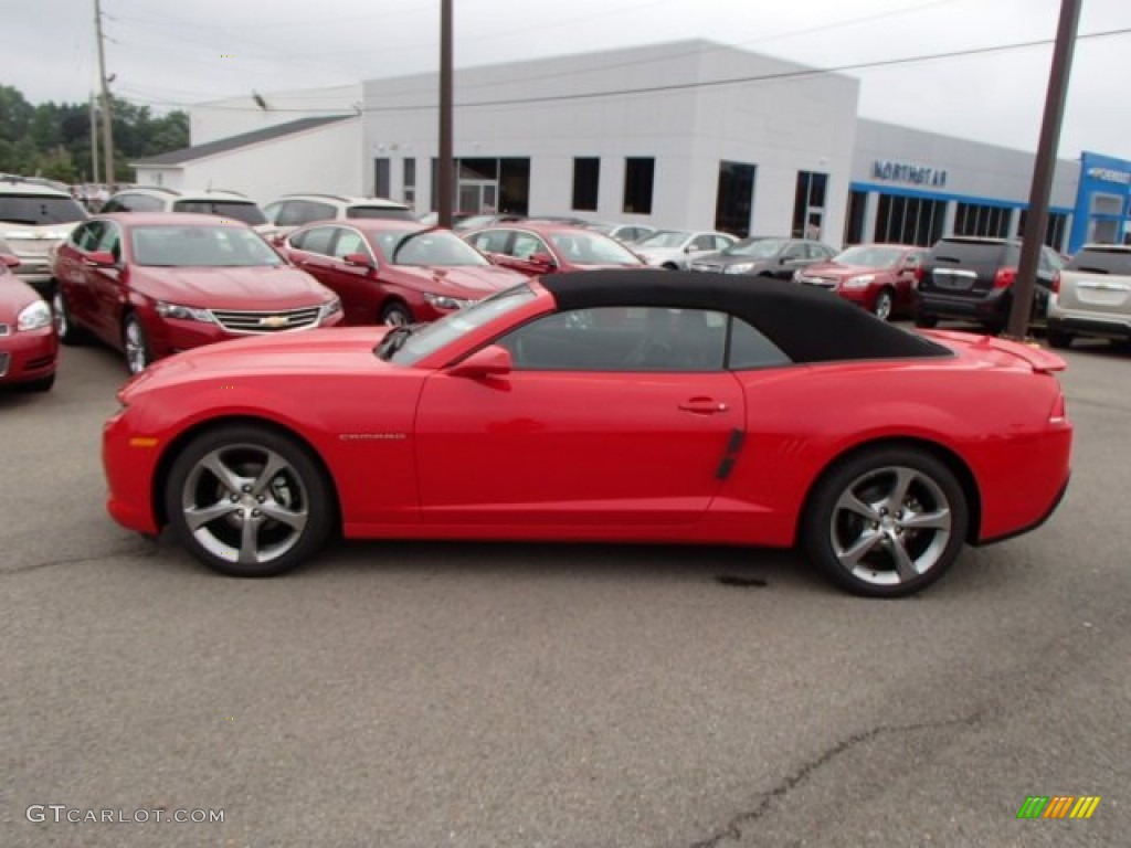 2014 Camaro LT/RS Convertible - Red Hot / Black photo #5