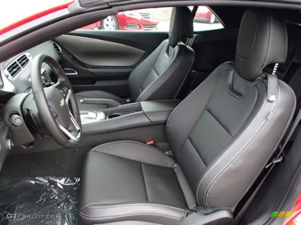 Black Interior 2014 Chevrolet Camaro LT/RS Convertible Photo #85182421