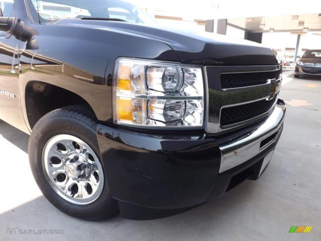 2011 Silverado 1500 LS Regular Cab - Black / Dark Titanium photo #13