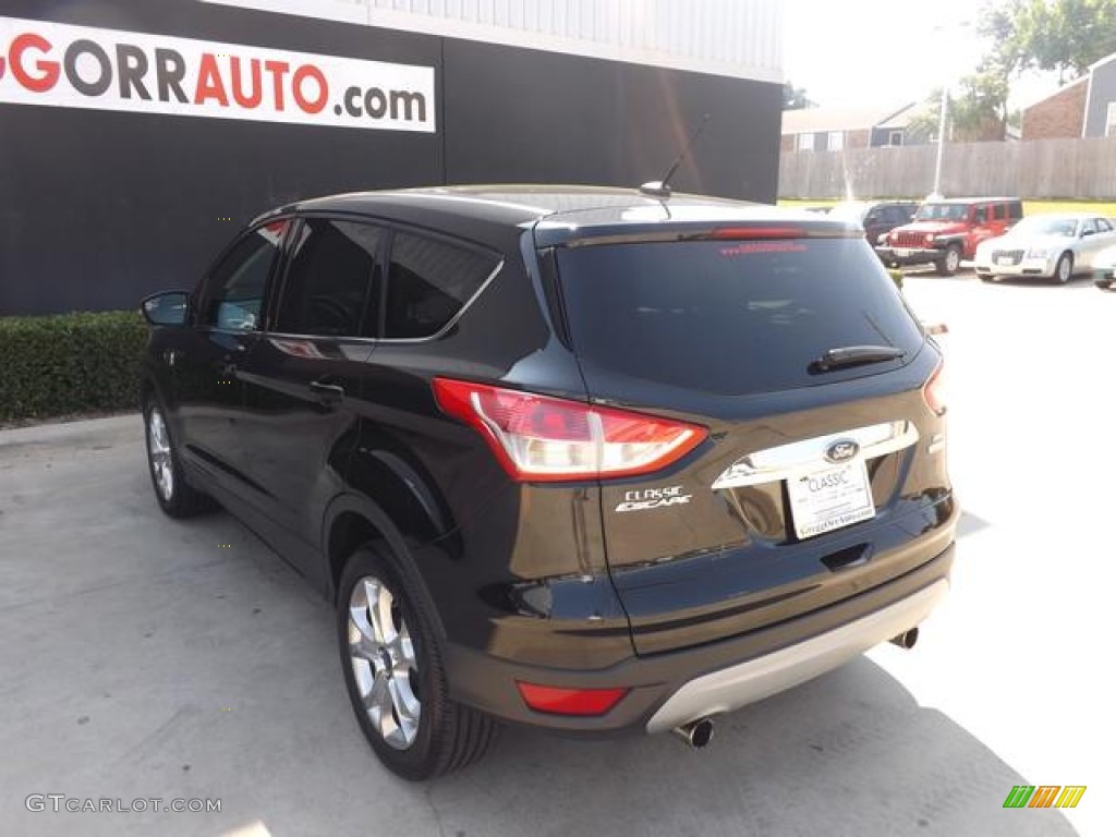 2013 Escape SEL 2.0L EcoBoost - Tuxedo Black Metallic / Medium Light Stone photo #4