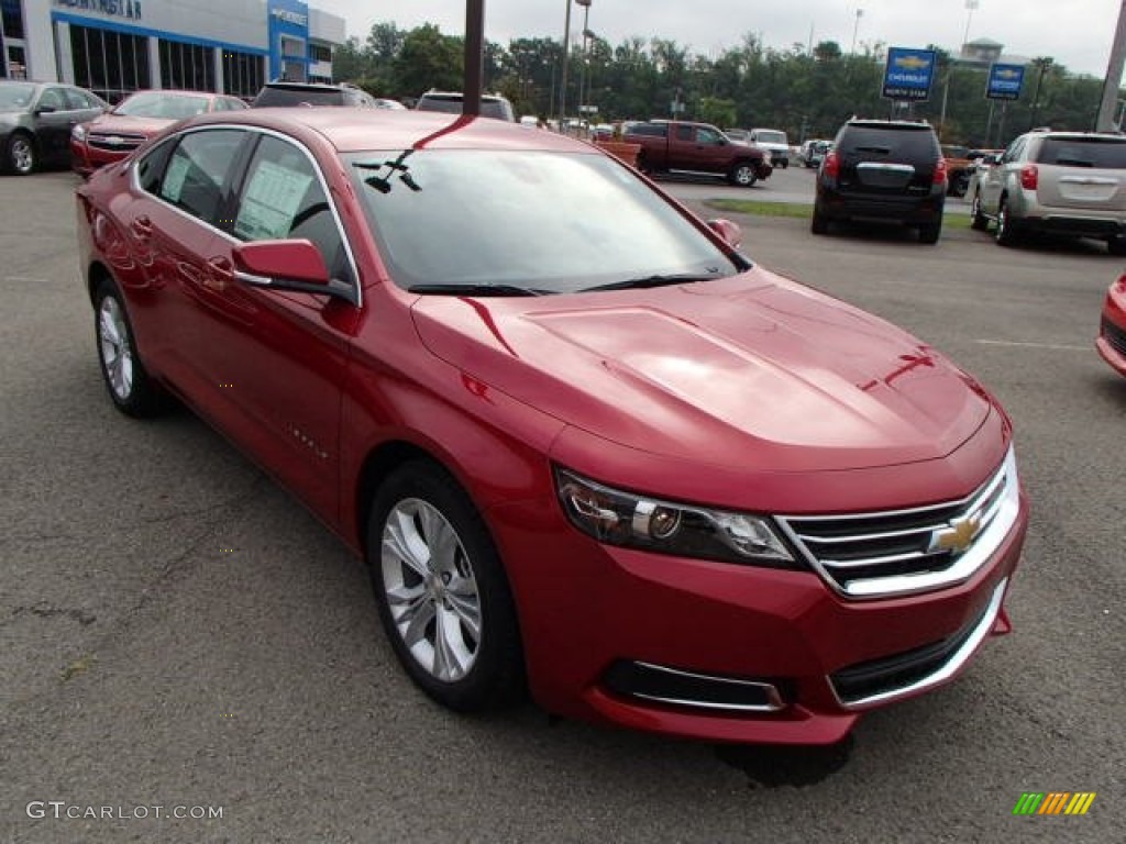 2014 Impala LT - Crystal Red Tintcoat / Jet Black photo #2