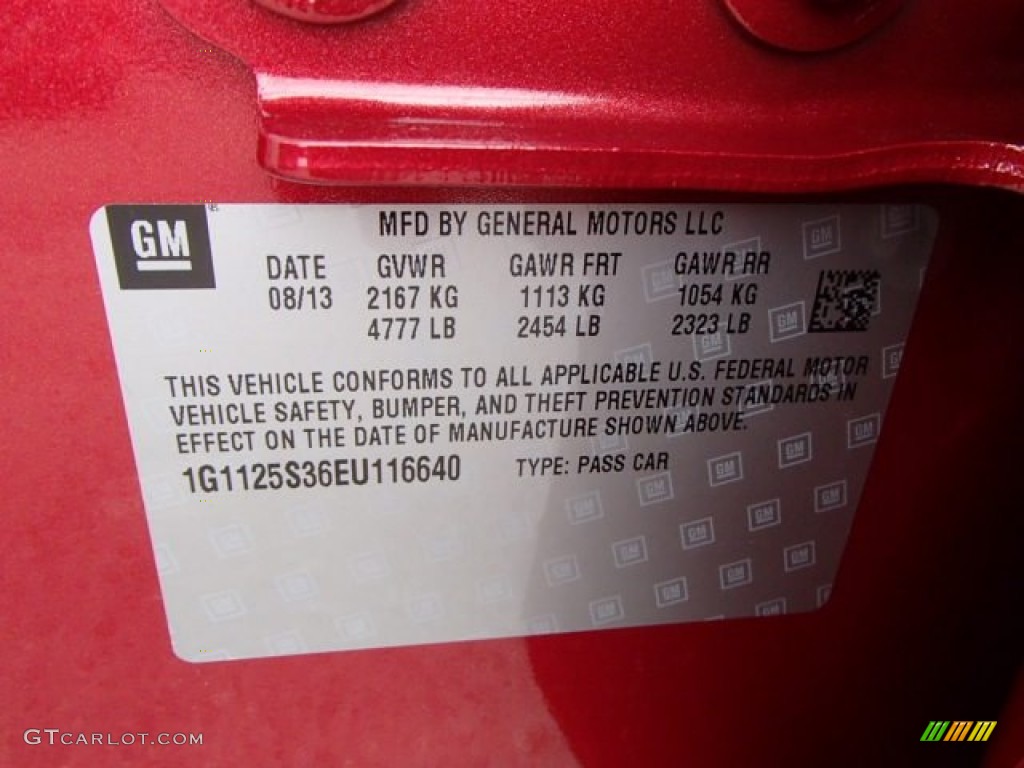 2014 Impala LT - Crystal Red Tintcoat / Jet Black photo #20