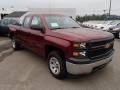 2014 Deep Ruby Metallic Chevrolet Silverado 1500 WT Double Cab 4x4  photo #2