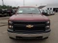 2014 Deep Ruby Metallic Chevrolet Silverado 1500 WT Double Cab 4x4  photo #3