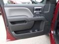 Jet Black/Dark Ash 2014 Chevrolet Silverado 1500 WT Double Cab 4x4 Door Panel