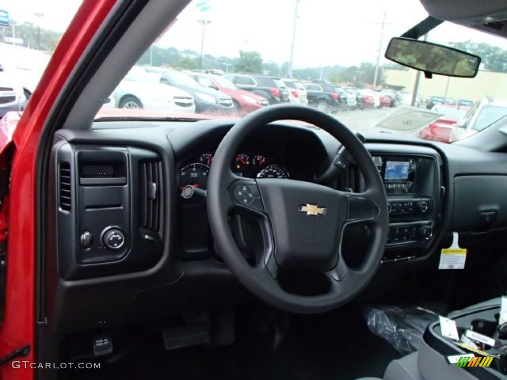 2014 Silverado 1500 WT Regular Cab - Victory Red / Jet Black/Dark Ash photo #11