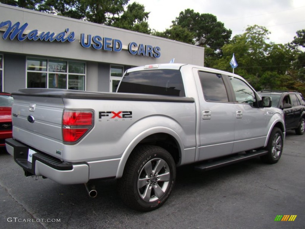 2010 F150 FX2 SuperCrew - Ingot Silver Metallic / Black photo #7