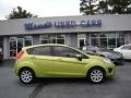 2012 Lime Squeeze Metallic Ford Fiesta SE Hatchback  photo #1