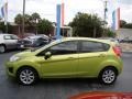 2012 Lime Squeeze Metallic Ford Fiesta SE Hatchback  photo #5