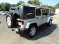 2010 Bright Silver Metallic Jeep Wrangler Unlimited Sahara 4x4  photo #3