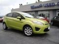 2012 Lime Squeeze Metallic Ford Fiesta SE Hatchback  photo #25