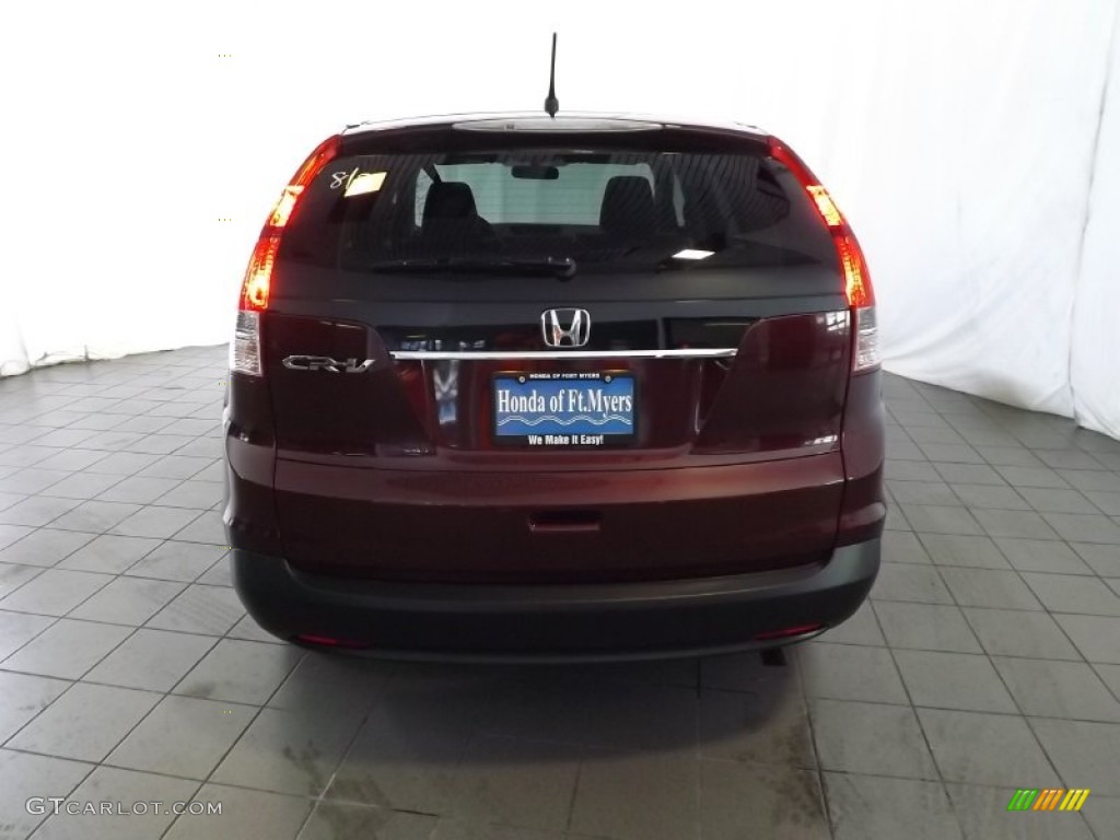 2014 CR-V EX - Basque Red Pearl II / Gray photo #7