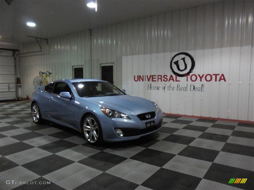 Aqua Minerale Blue Hyundai Genesis Coupe