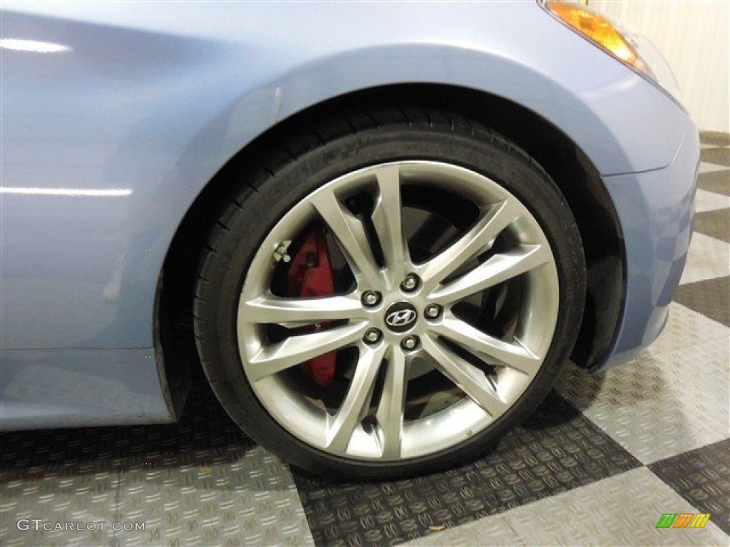 2010 Genesis Coupe 3.8 Track - Aqua Minerale Blue / Black photo #9