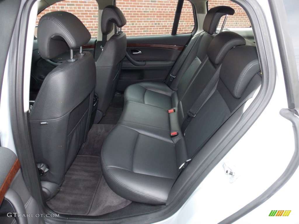 Black Interior 2010 Saab 9-3 2.0T SportCombi Wagon Photo #85188191