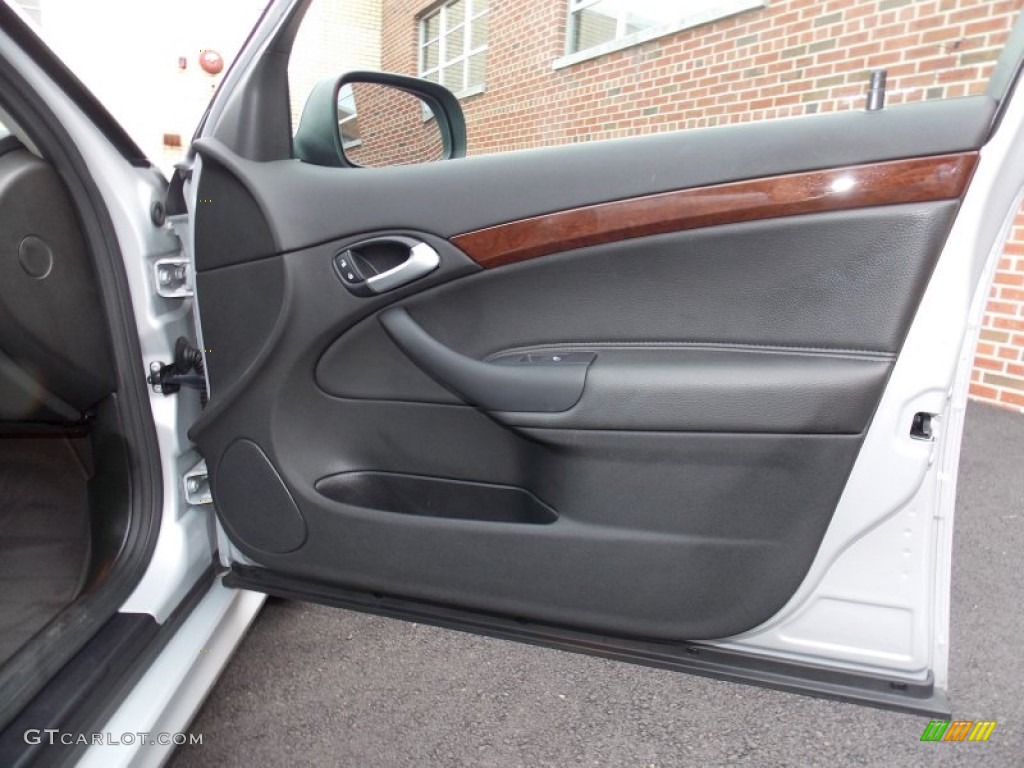 2010 Saab 9-3 2.0T SportCombi Wagon Black Door Panel Photo #85188215