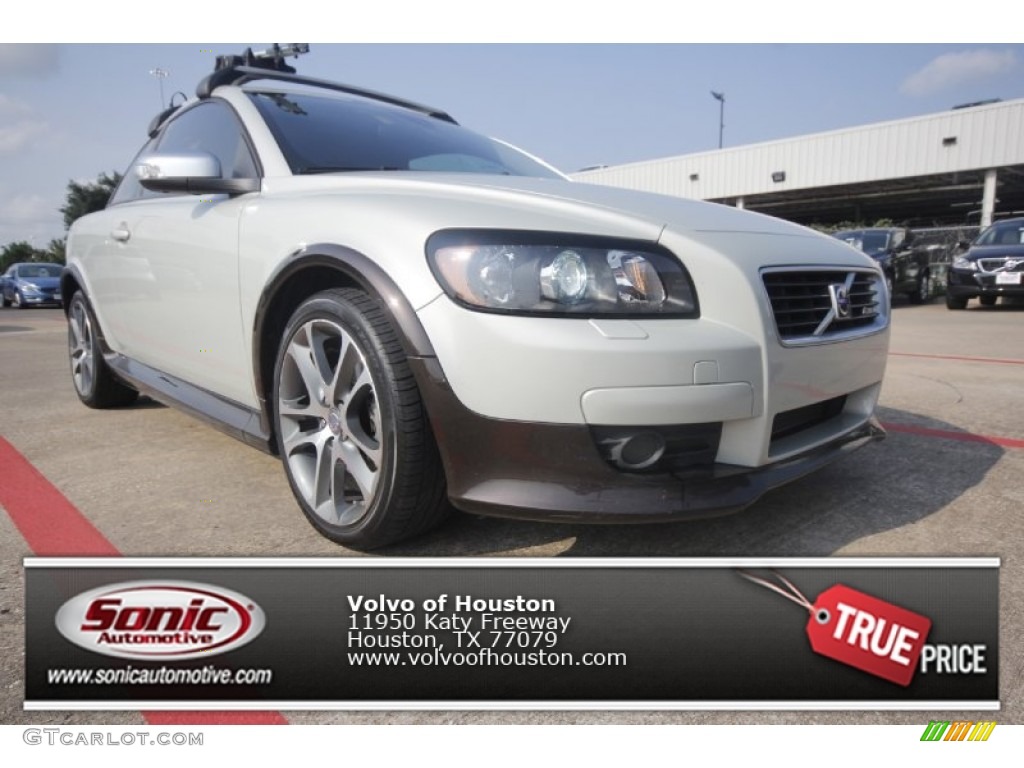 2010 C30 T5 R-Design - Cosmic White Metallic / R Design Off Black photo #1