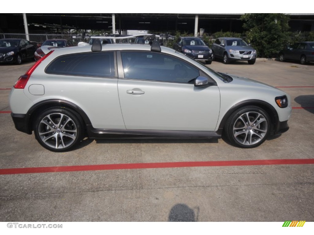 2010 C30 T5 R-Design - Cosmic White Metallic / R Design Off Black photo #8