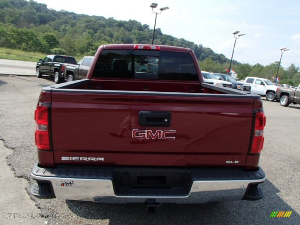 2014 Sierra 1500 SLE Crew Cab 4x4 - Sonoma Red Metallic / Jet Black/Dark Ash photo #7