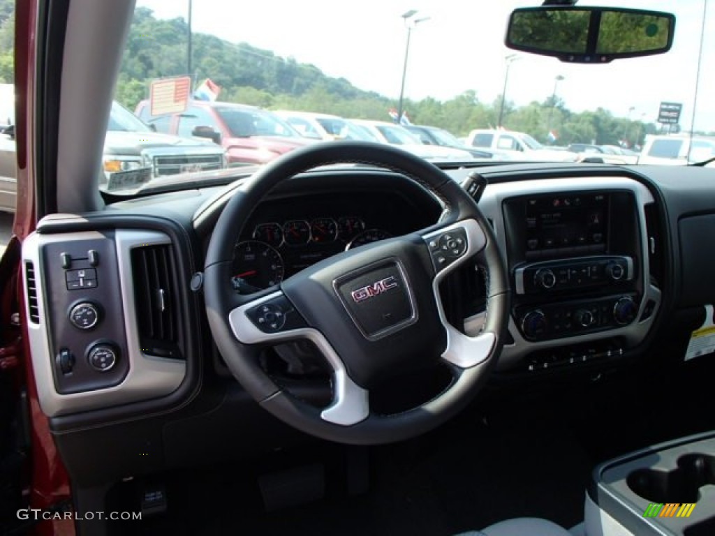 2014 Sierra 1500 SLE Crew Cab 4x4 - Sonoma Red Metallic / Jet Black/Dark Ash photo #12