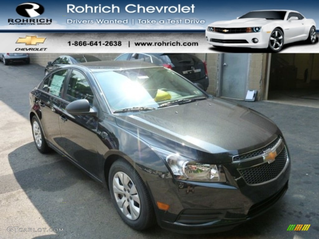 2014 Cruze LS - Black Granite Metallic / Jet Black/Medium Titanium photo #1