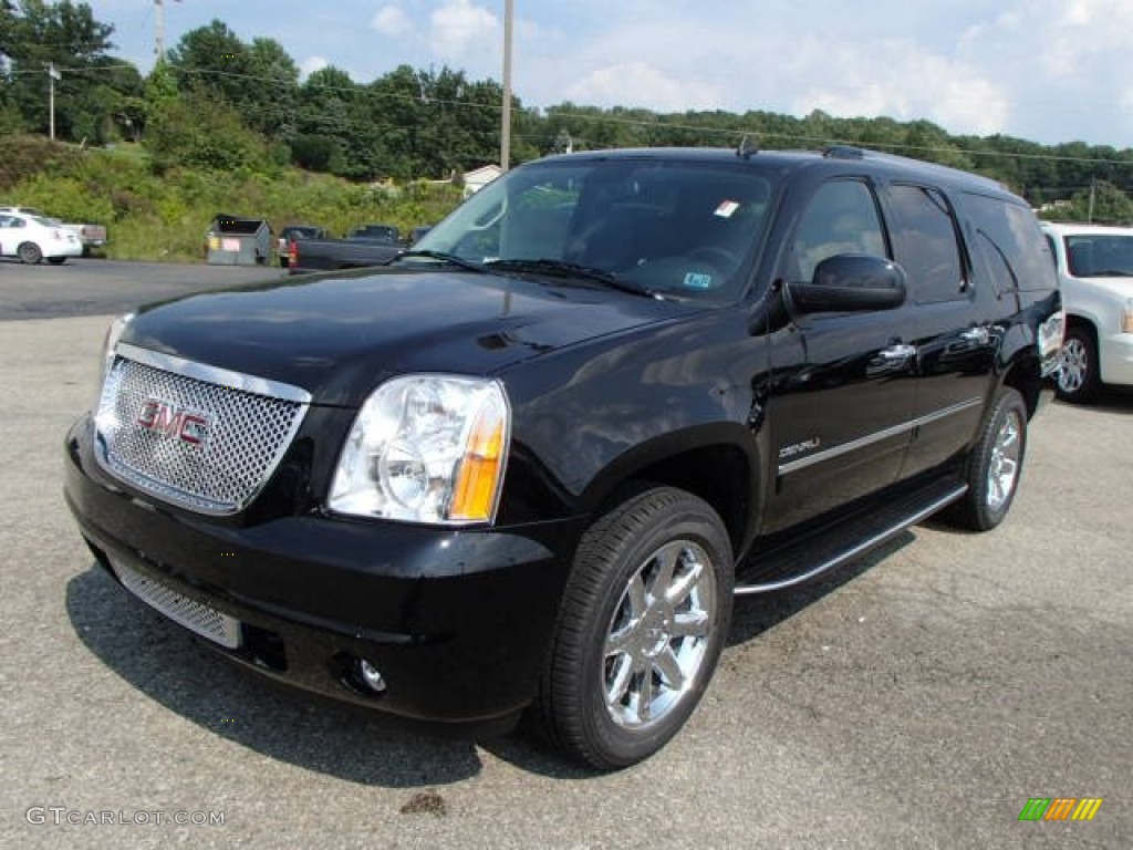 Onyx Black 2014 GMC Yukon XL Denali AWD Exterior Photo #85190786