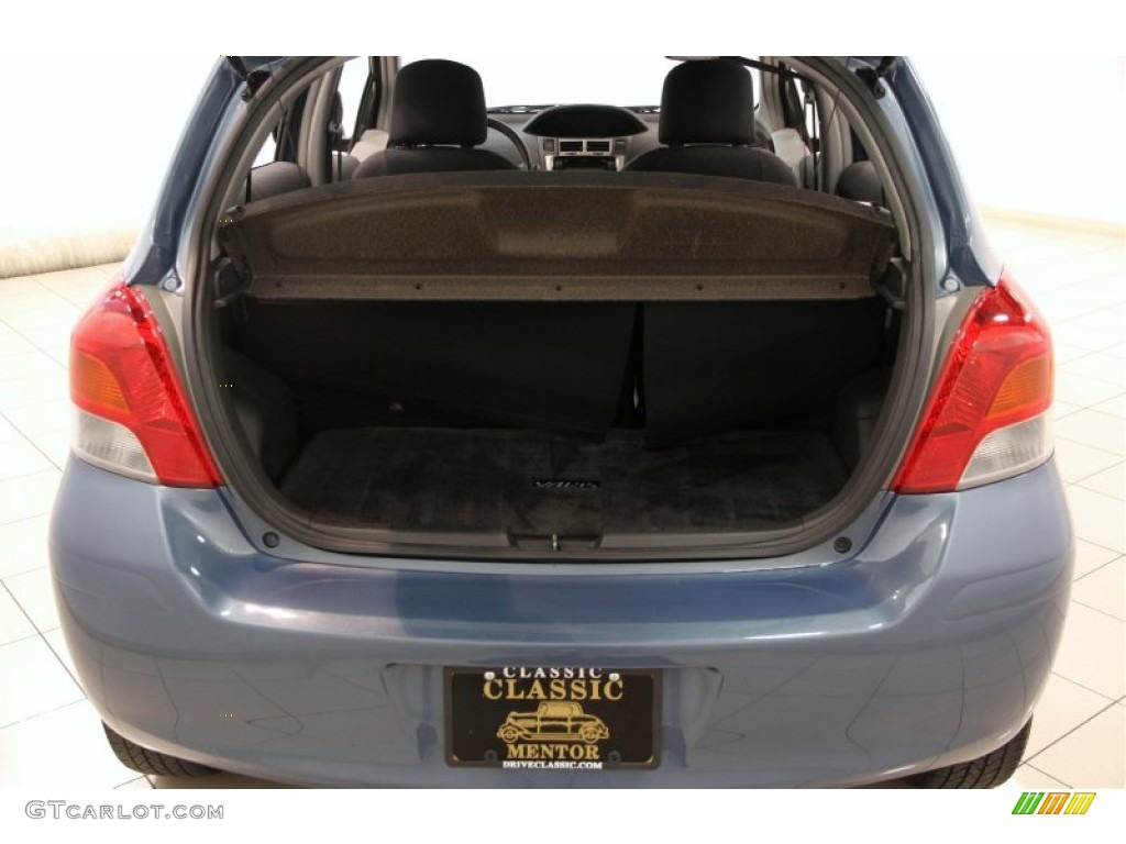 2010 Yaris 5 Door Liftback - Bayou Blue Pearl / Dark Charcoal photo #13
